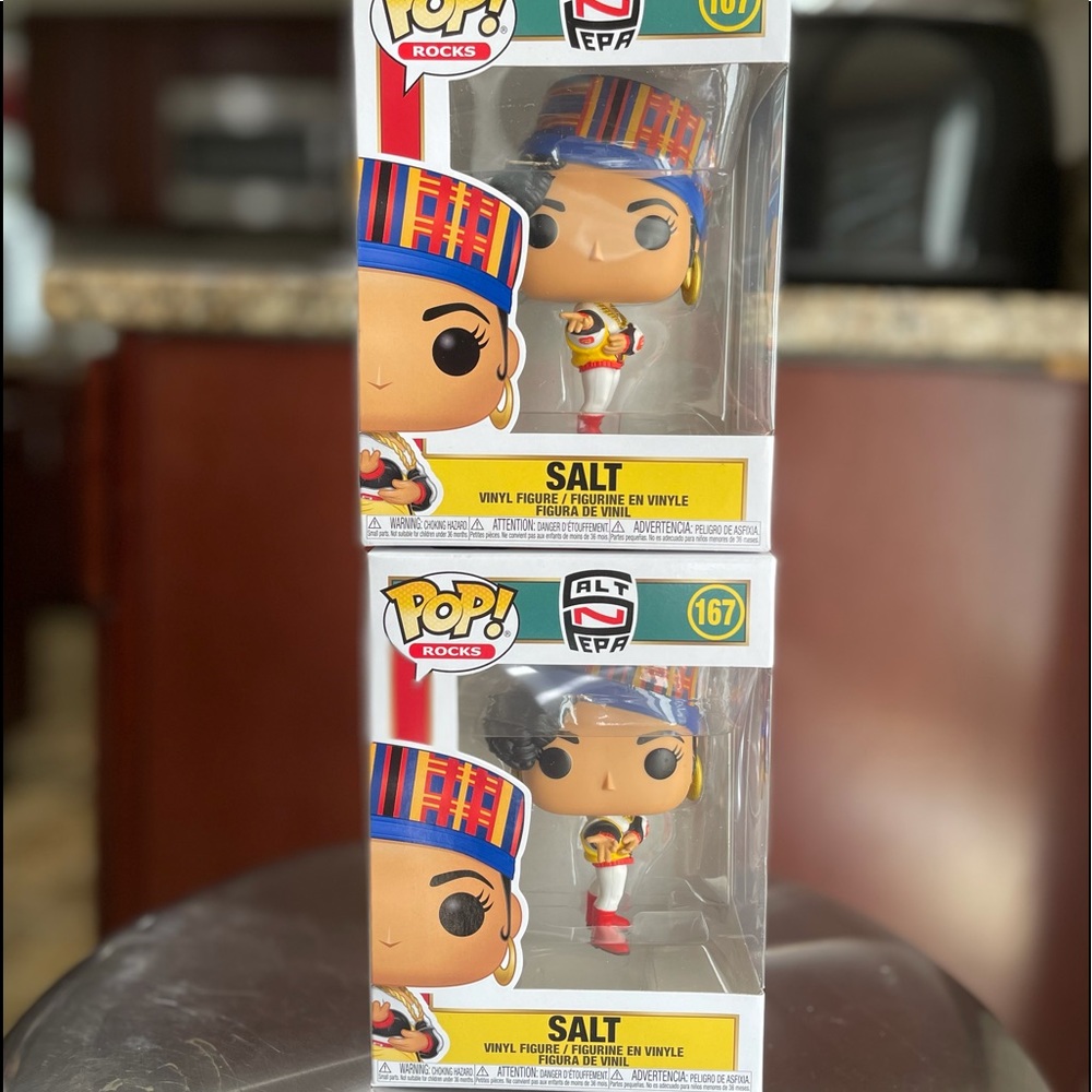 salt from salt& pepa funko pop🎶